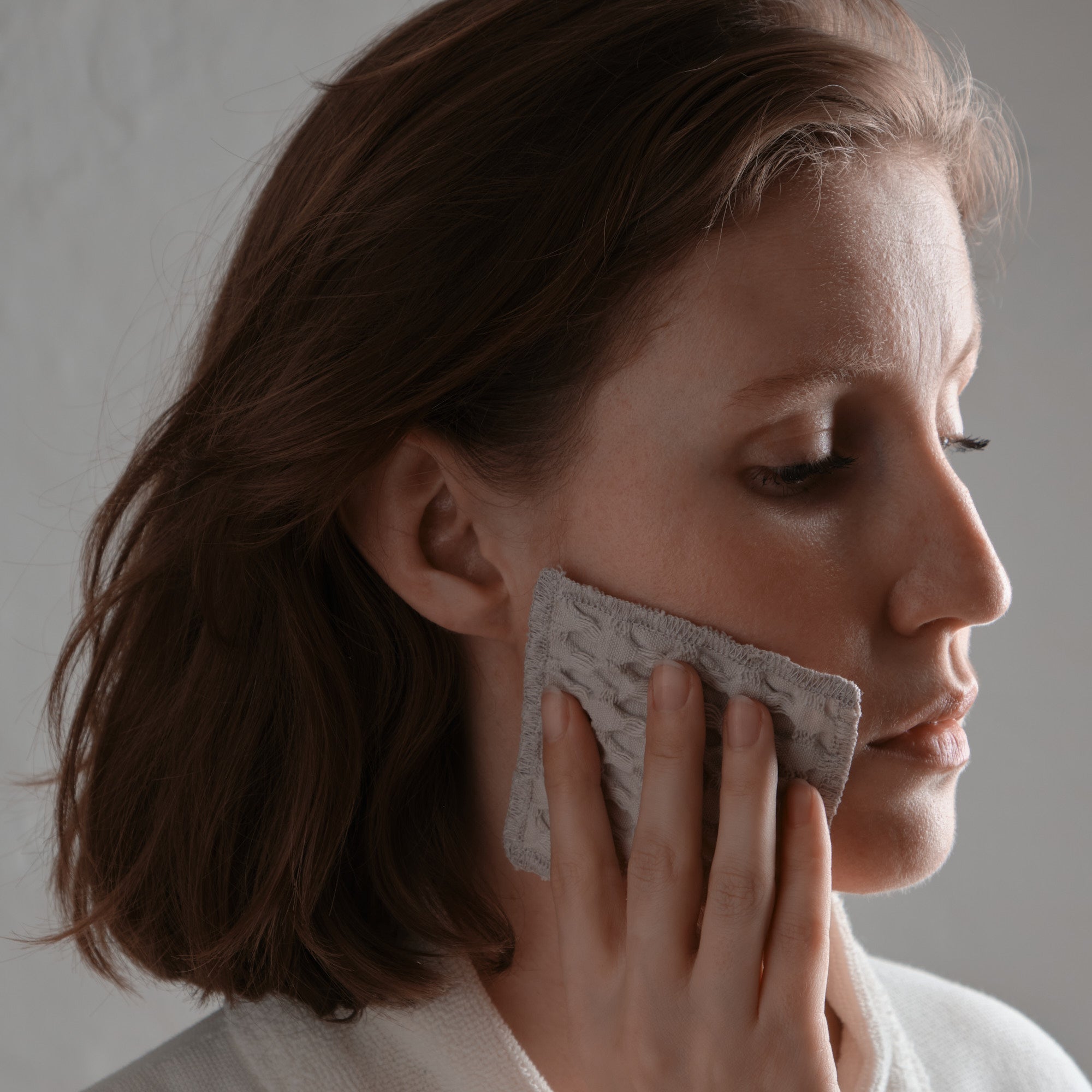 gots certified organic reusable make up pads and towels