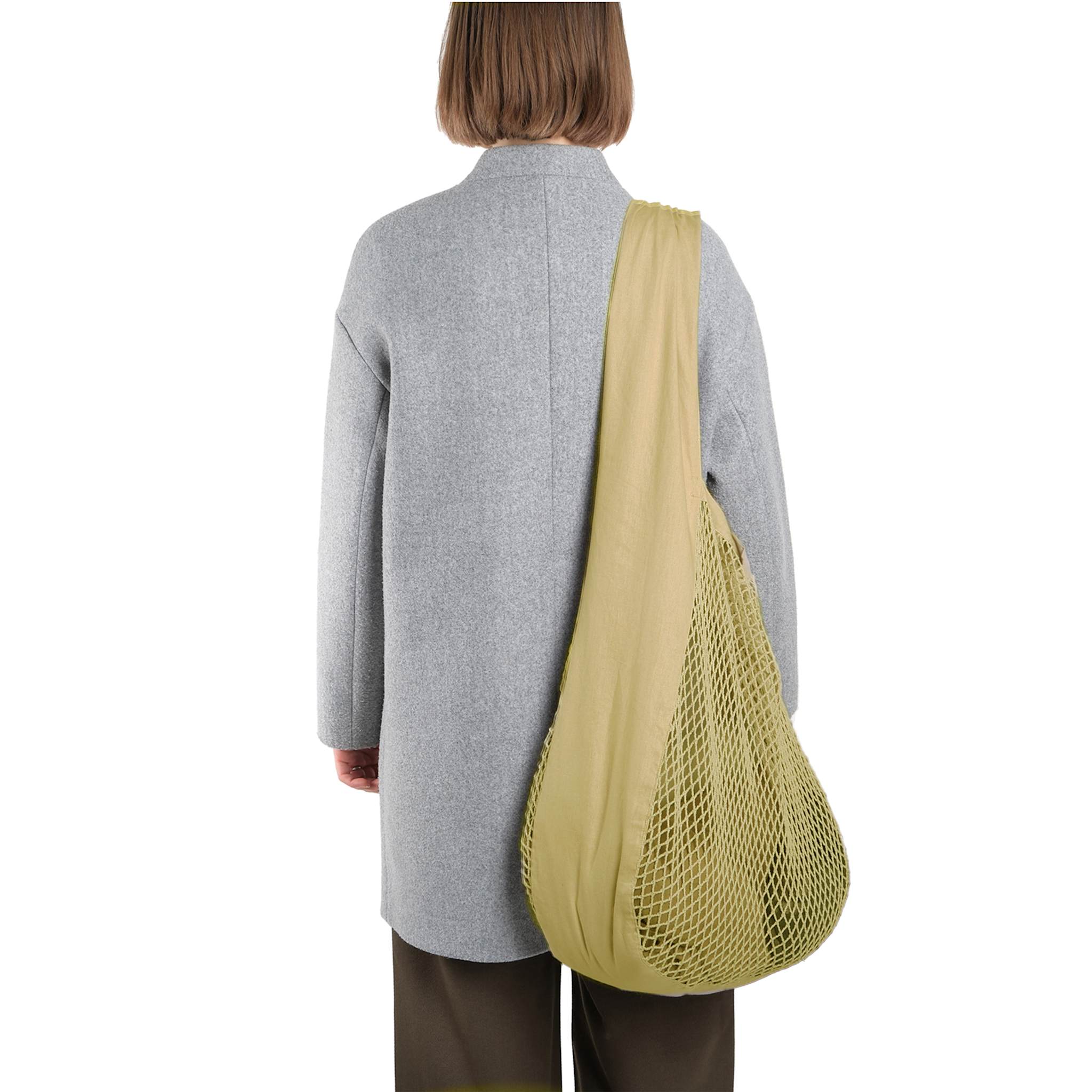 Net shoulder bag - 218 Pale honey