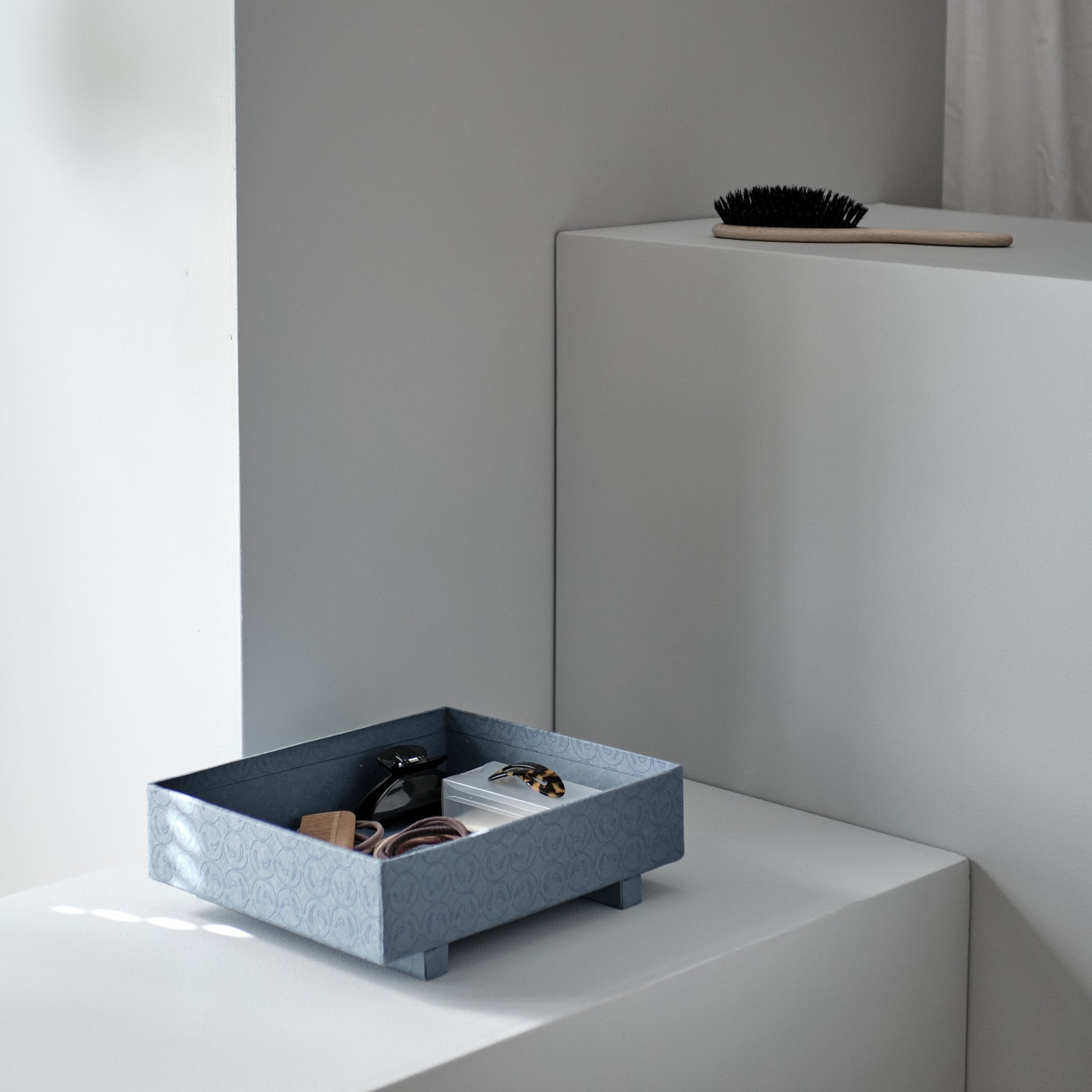 TRAY BOX MEDIUM TOTORU - 510 Grey blue