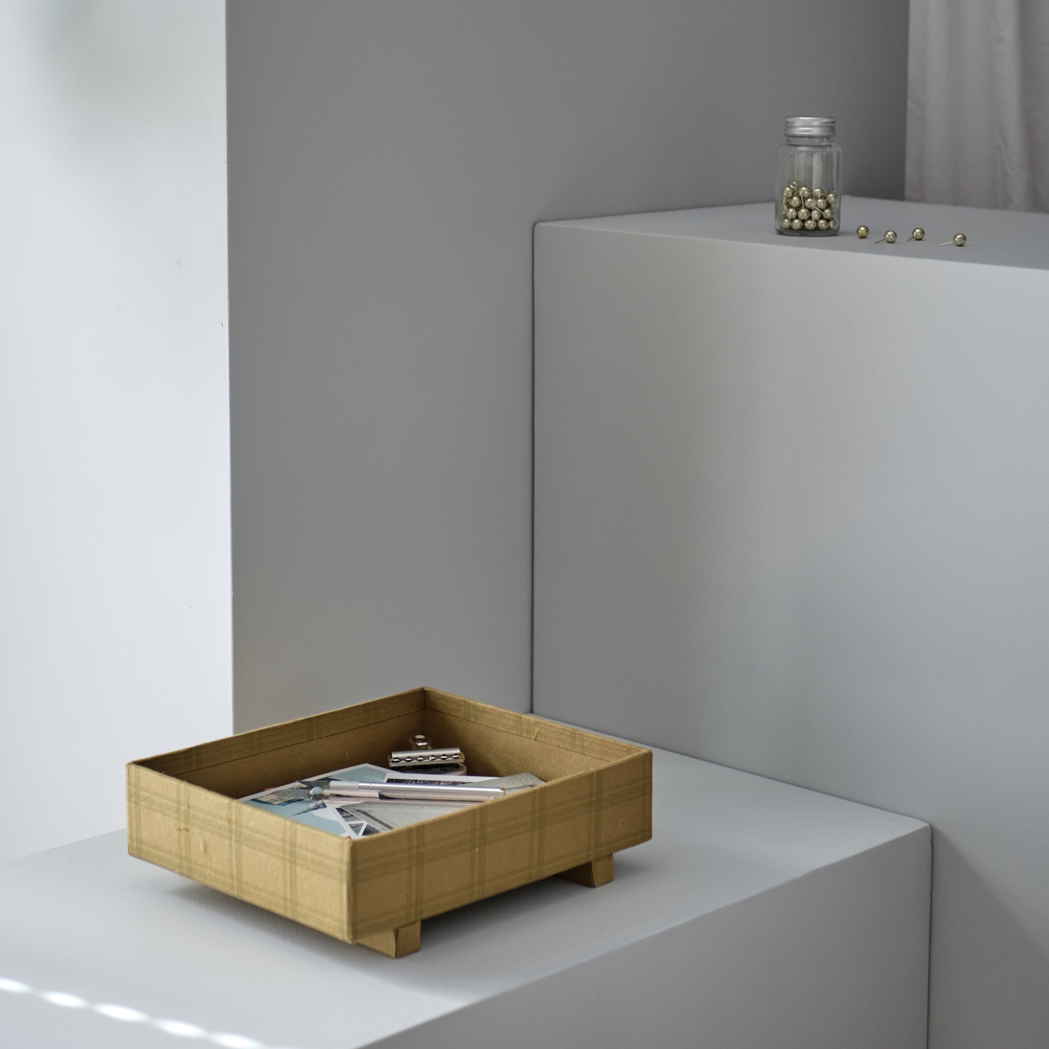 TRAY BOX MEDIUM GYO - 215 Khaki