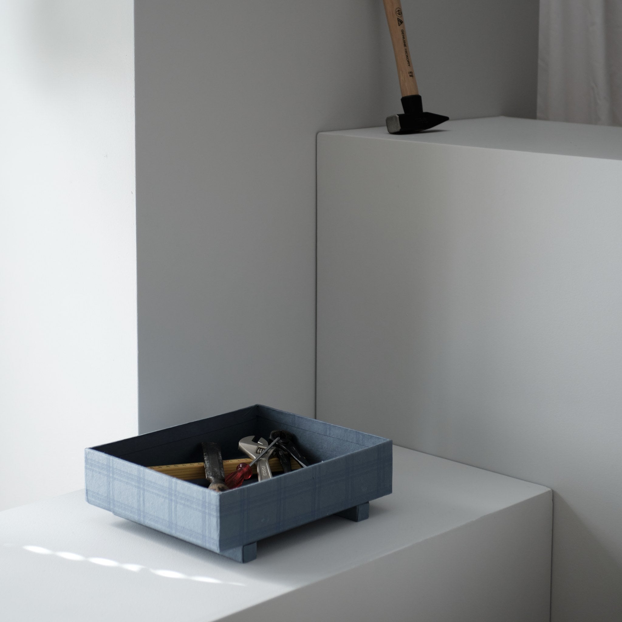 TRAY BOX MEDIUM GYO - 510 Grey blue