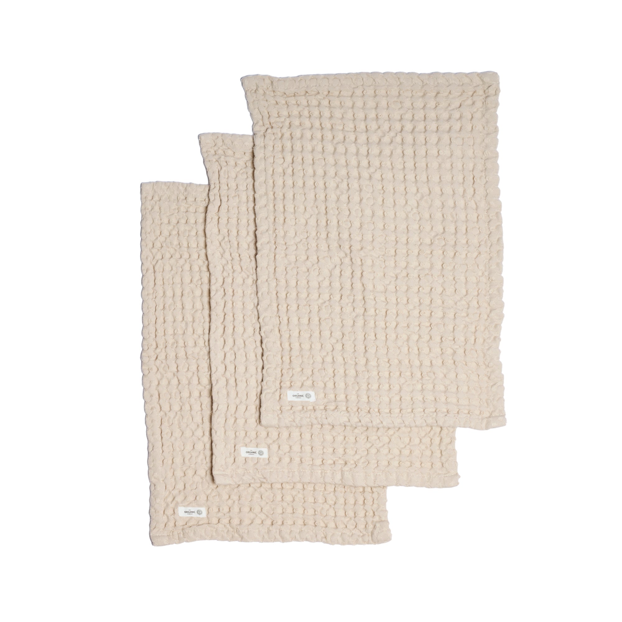 Big Waffle Wash Cloth (pack of 3 pcs) - 202 Stone