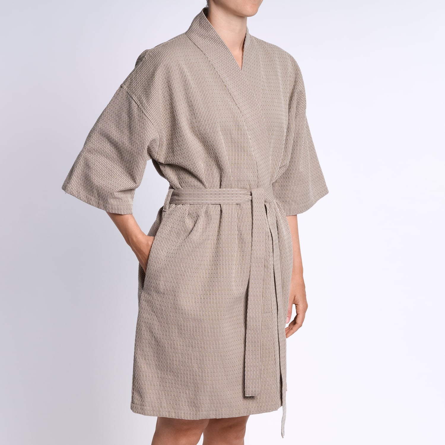 Wellness Badekåbe - Ler / Lys Beige