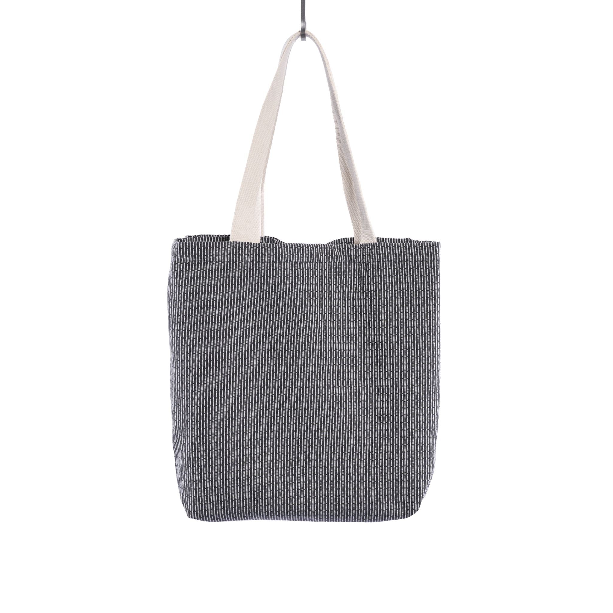 Piqué skulder taske - Evening Grey