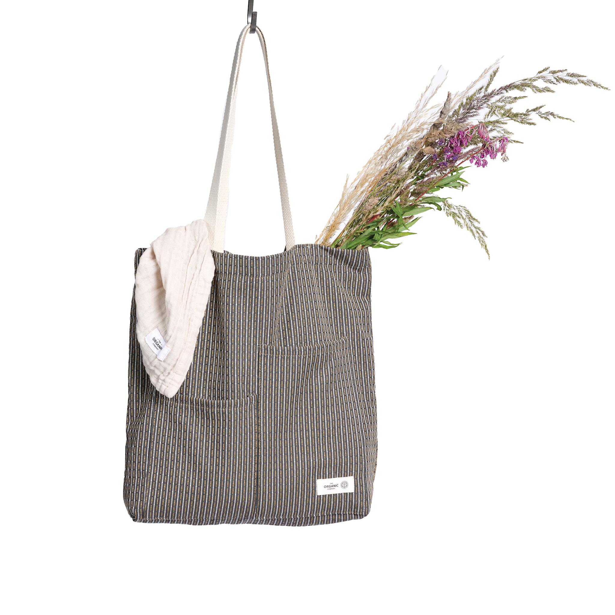 Piqué skulder taske