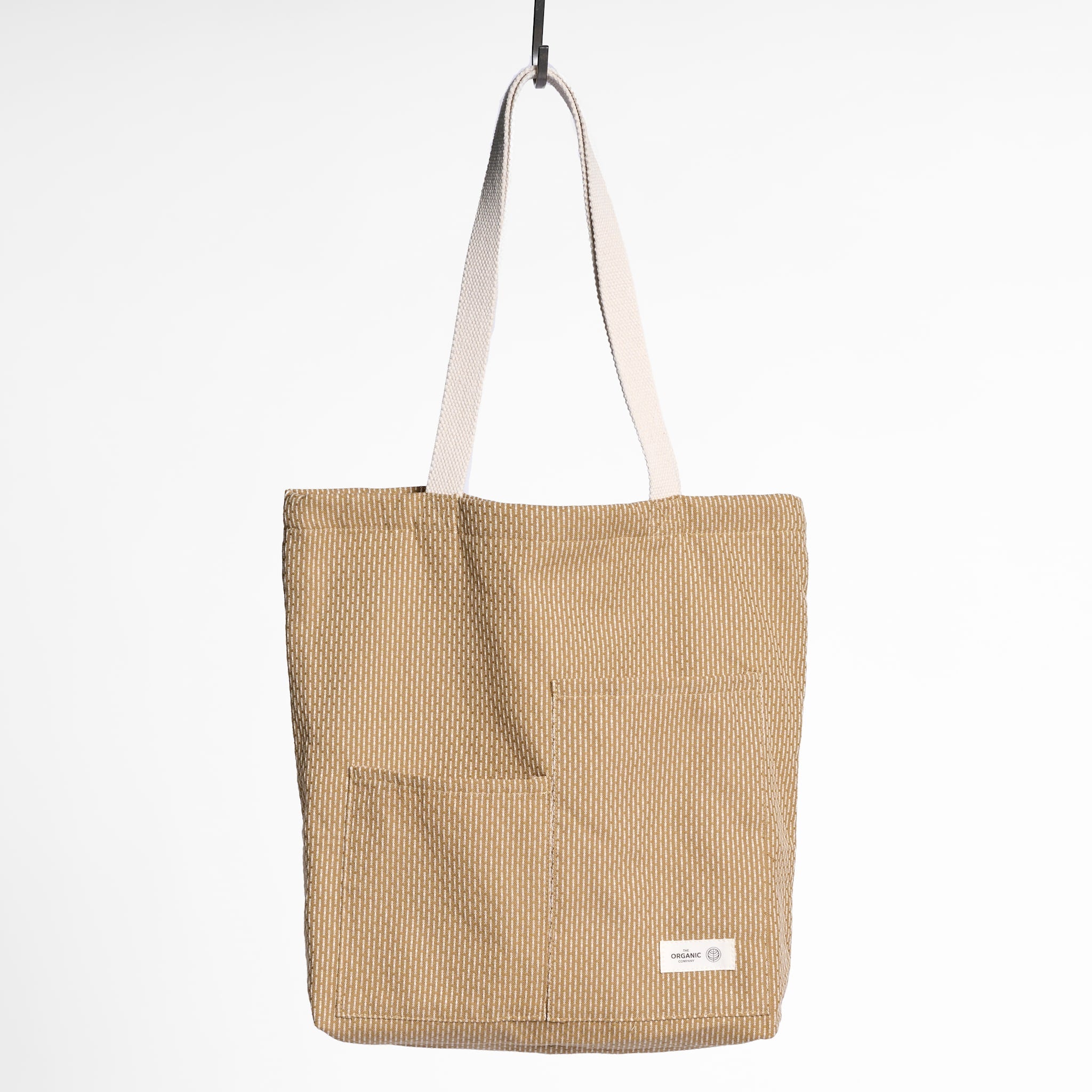Piqué Tote Bag - Khaki / Lys Beige