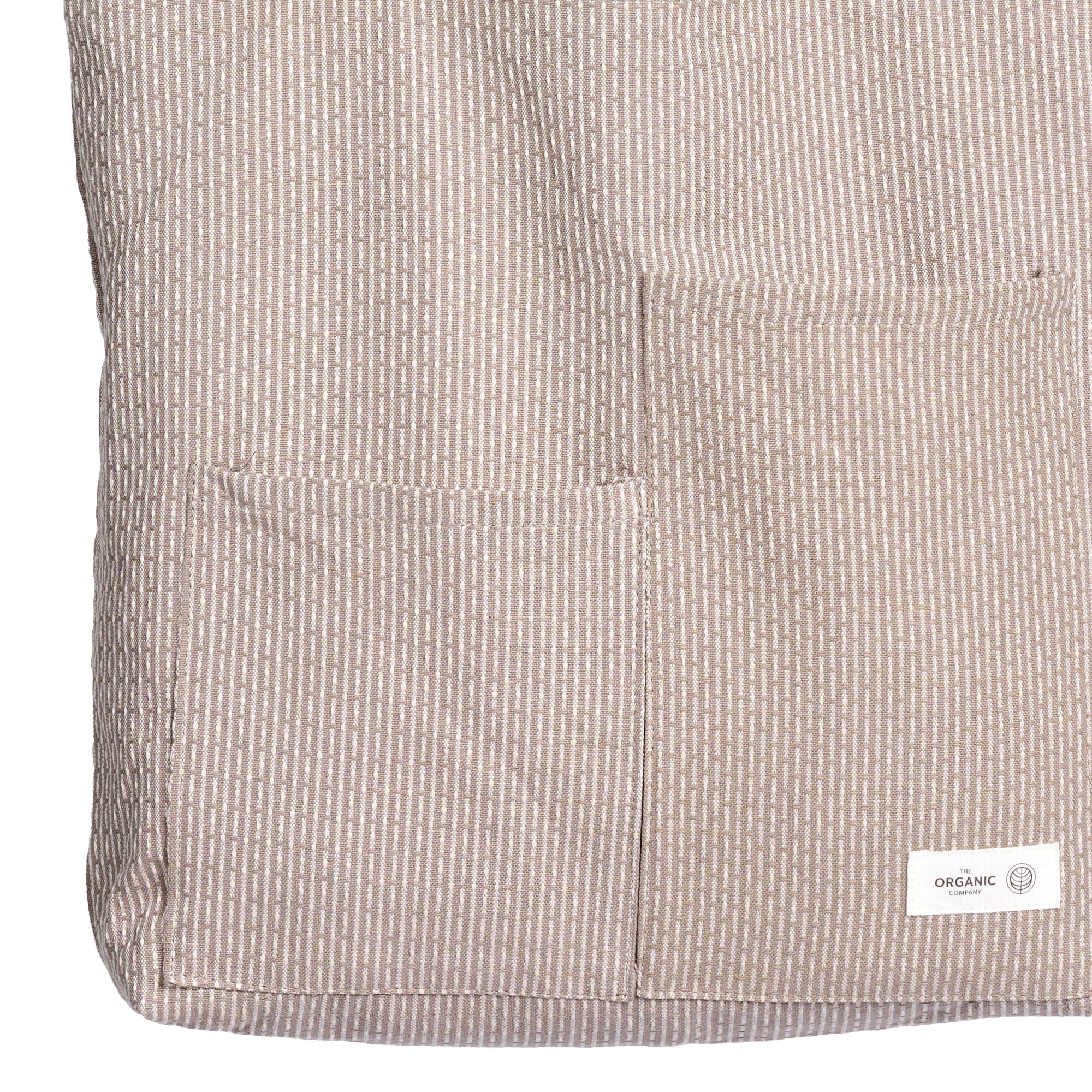 Piqué skulder taske - Ler / Lys Beige