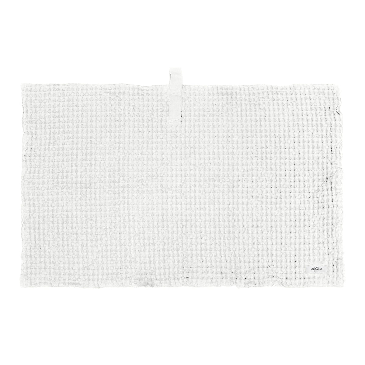The Organic Company Big Waffle Bath Mat - 80 x 55 cm Big Waffle 200 Natural white
