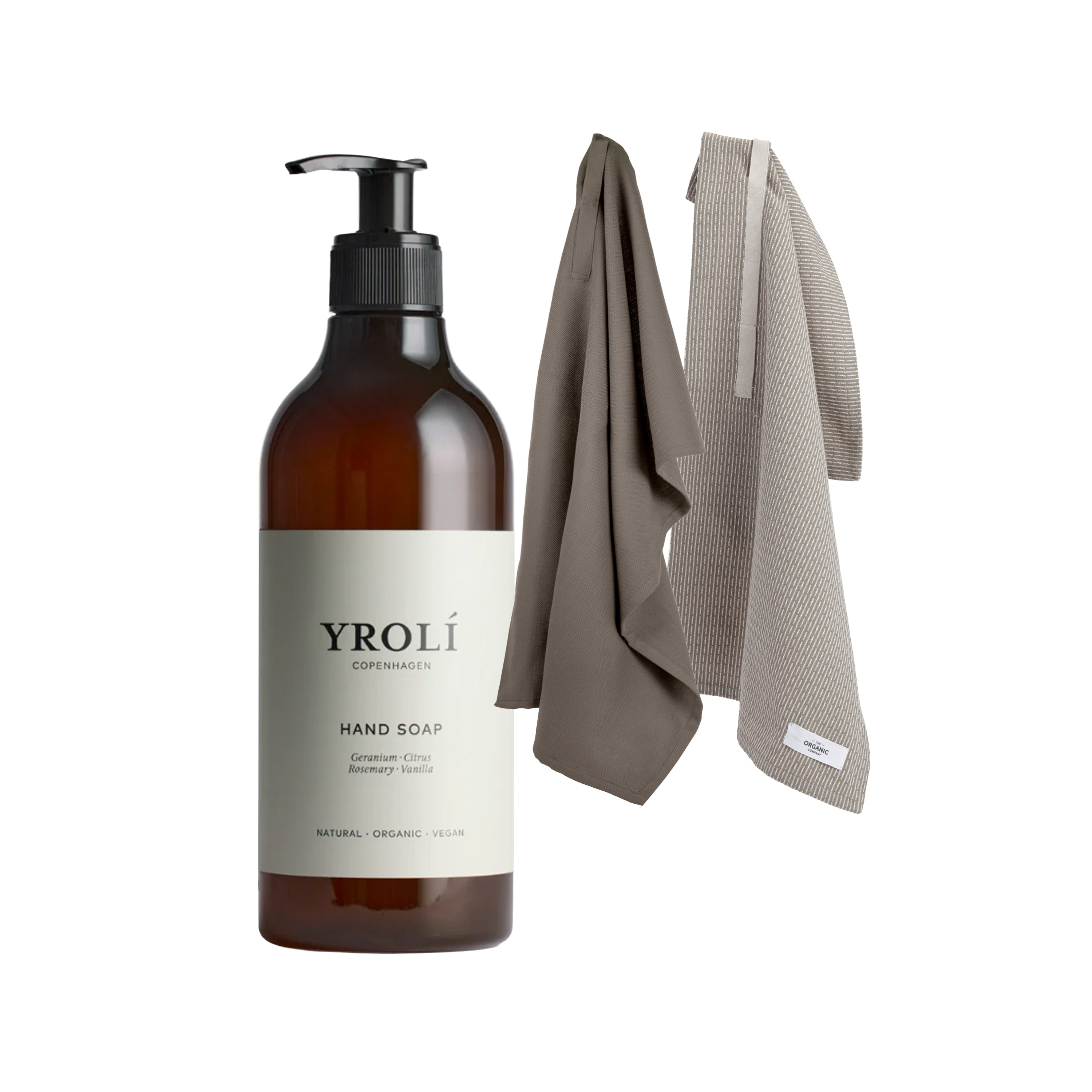 Køkken sæt med visketykker og håndsæbe (3 produkter)