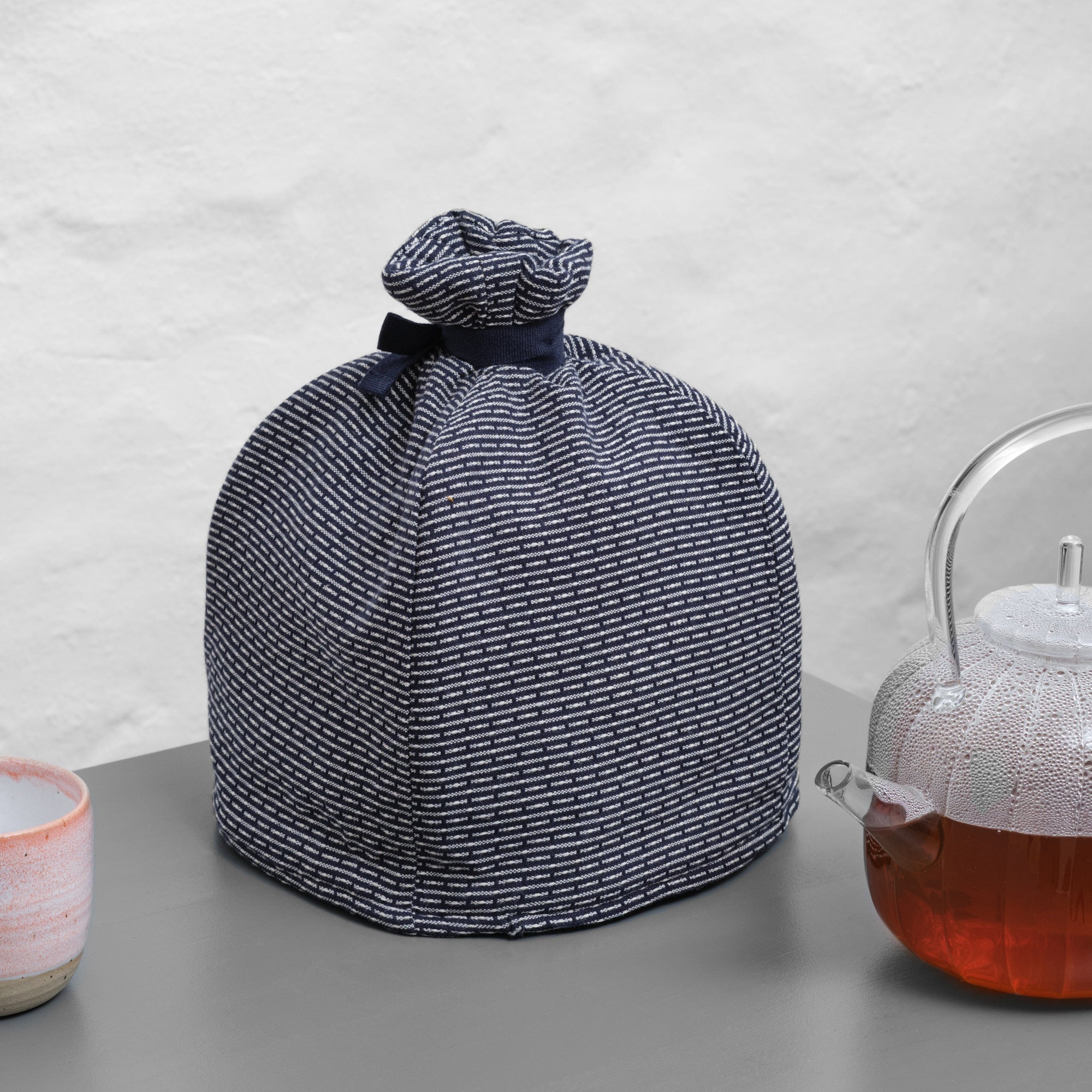 The Organic Company Tea Cosy Piqué 550 Dark blue stone