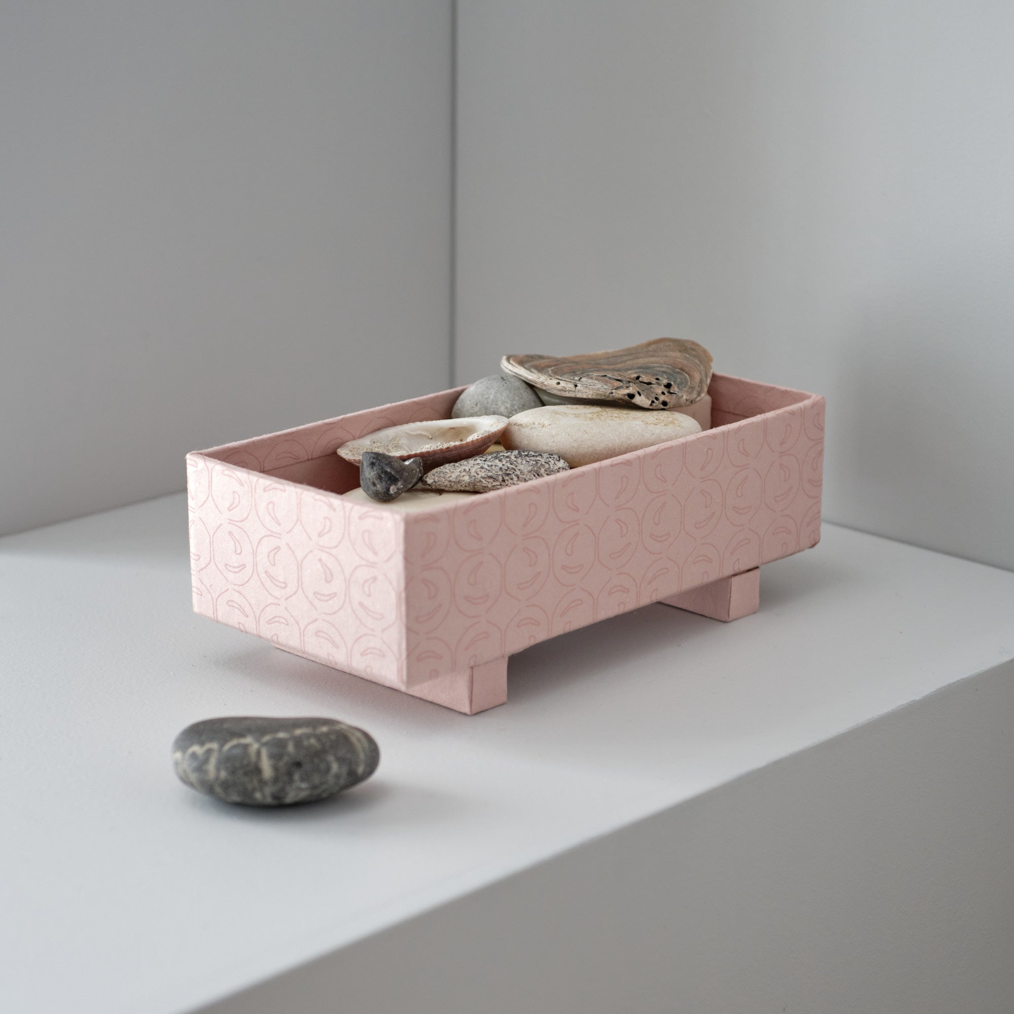 The Organic Company Tray box set (Totoru) Recycled paper and recycled cotton 992 Floral selection