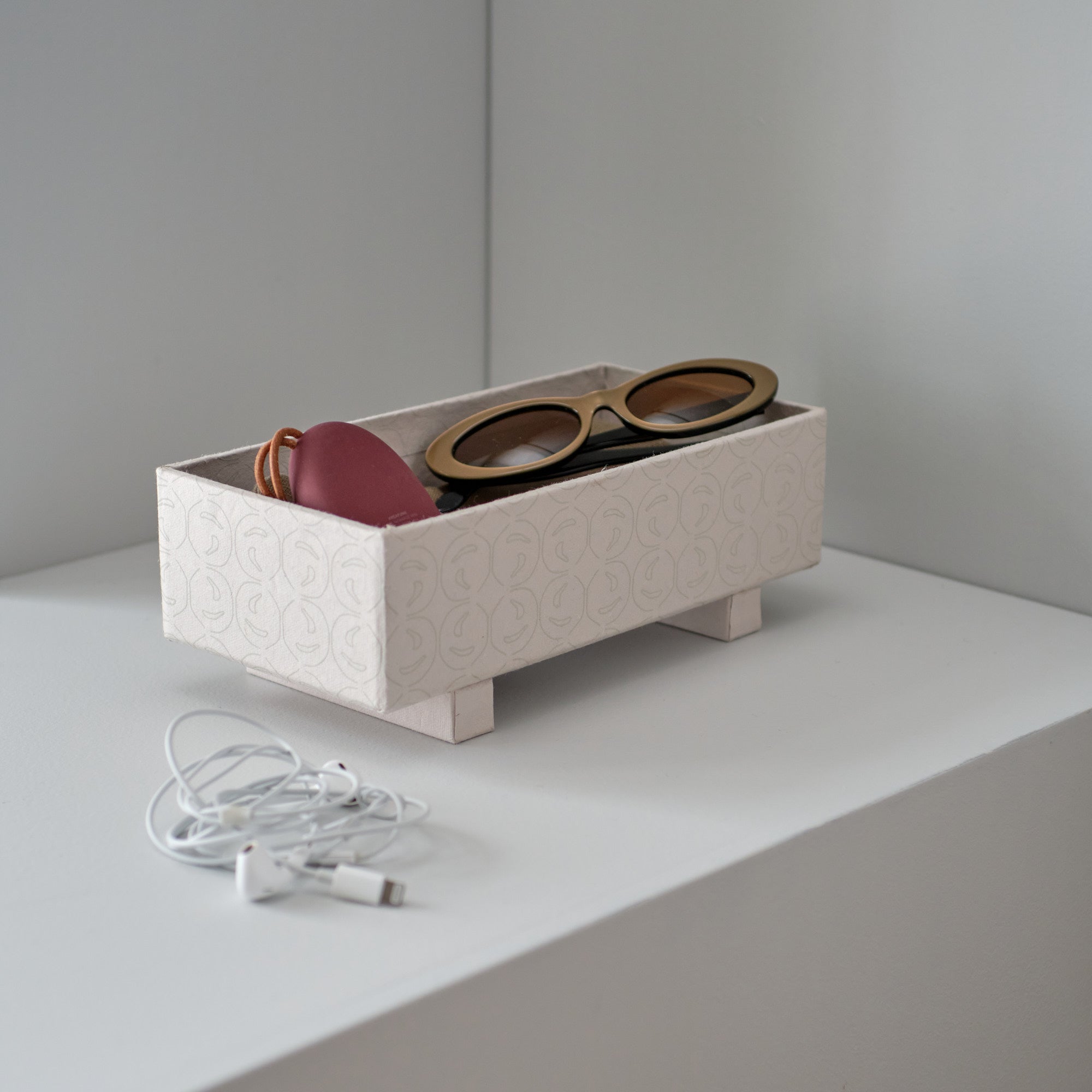 The Organic Company Tray box set (Totoru) Recycled paper and recycled cotton 993 Ocean selection