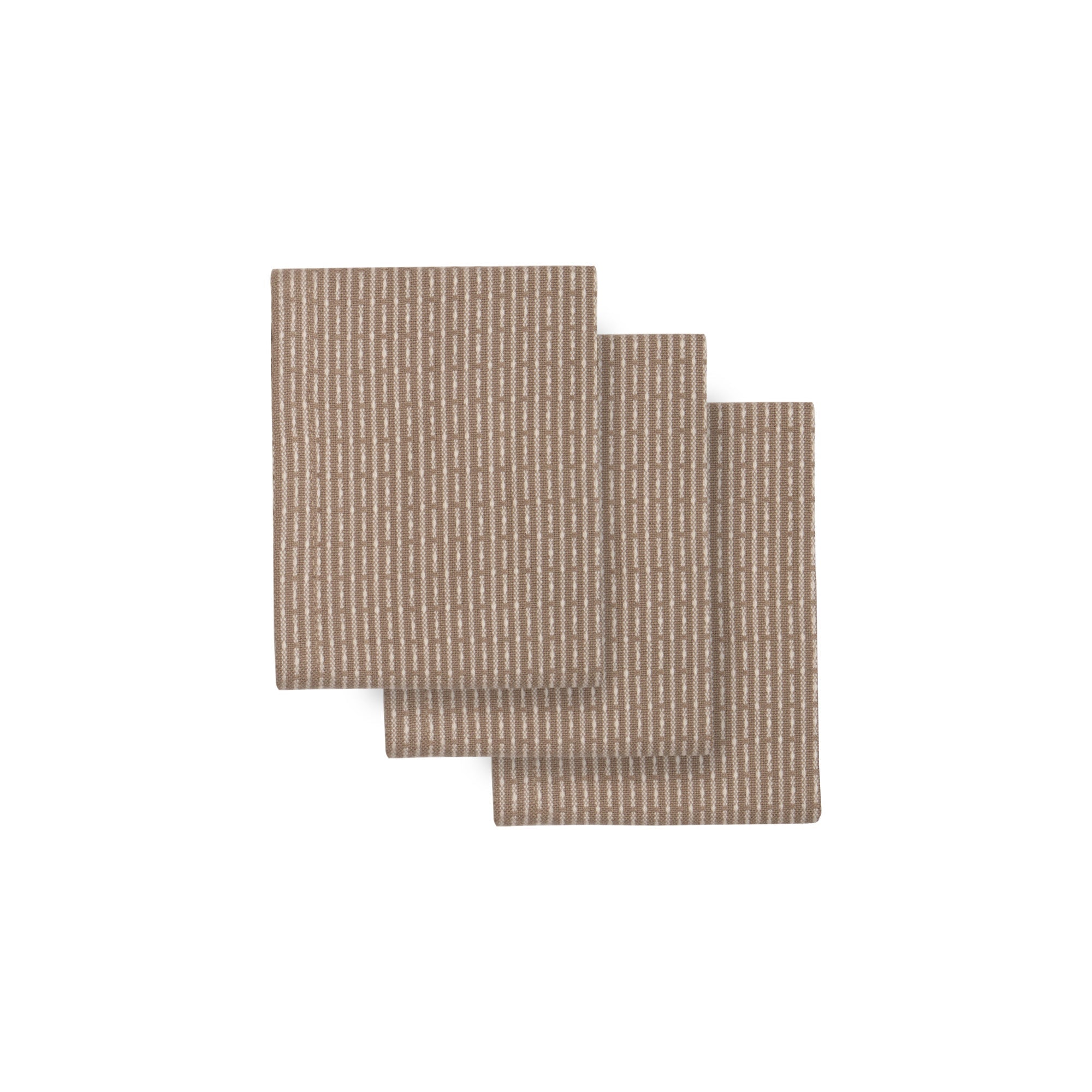 The Organic Company Urban kitchen cloth m (3 pack) Piqué 226 Clay stone