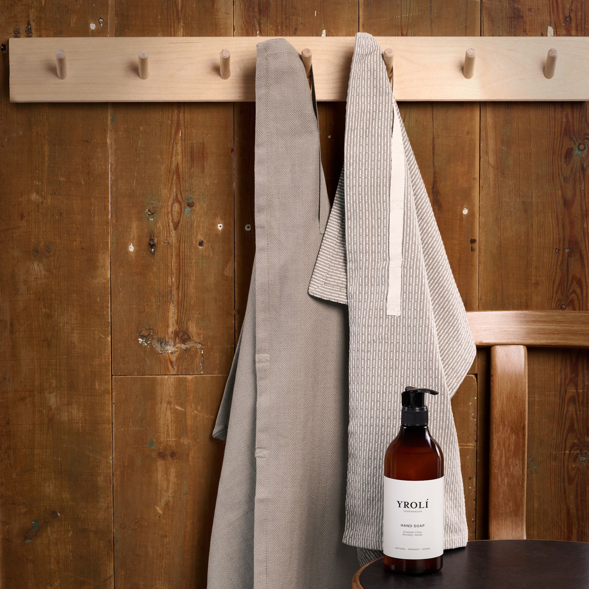 Køkken sæt med visketykker og håndsæbe (3 produkter)