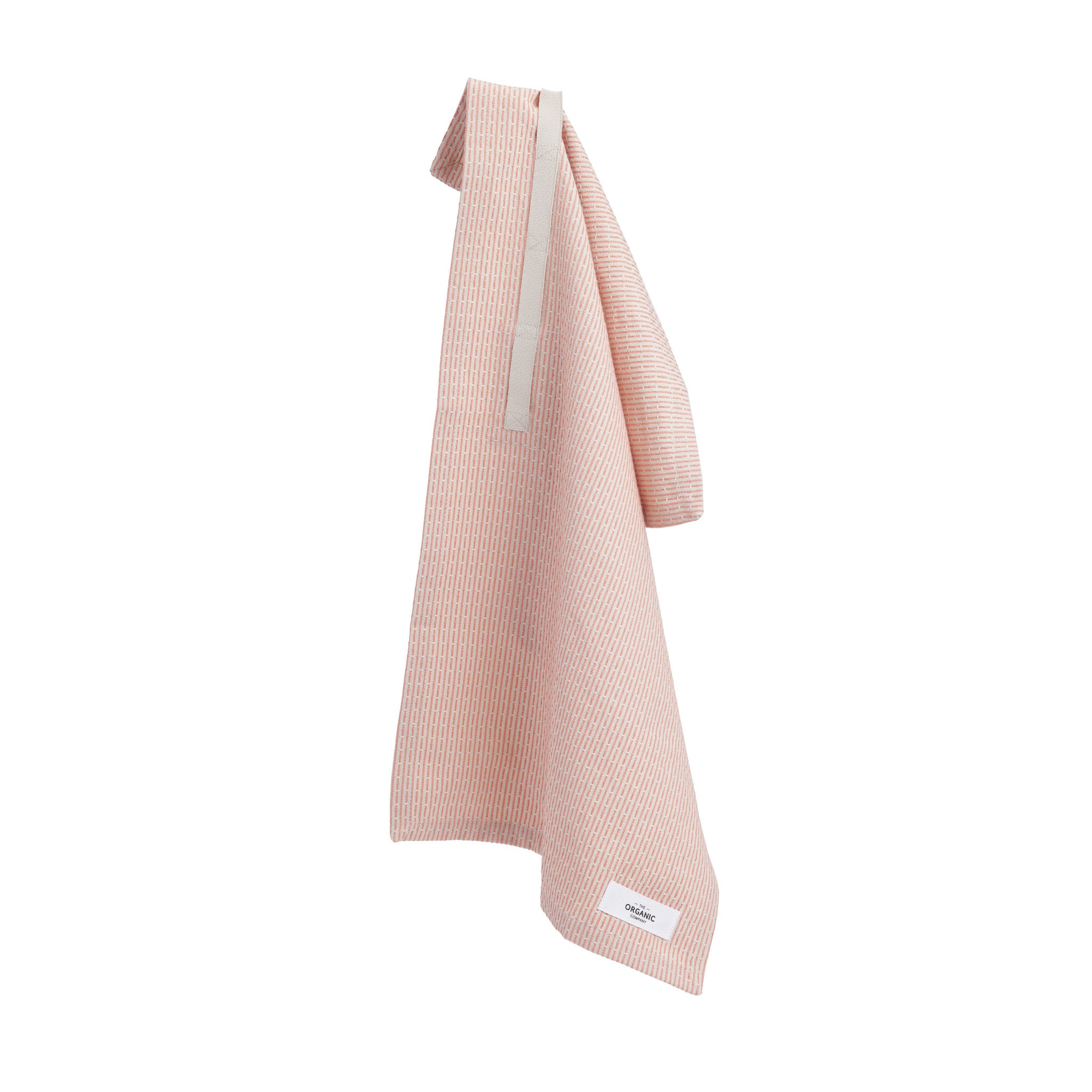 Køkken håndklæde - Lys Beige / Koral
