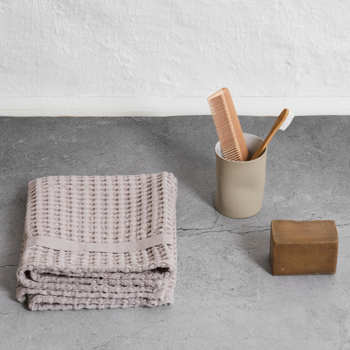 Vaffel lille håndklæde