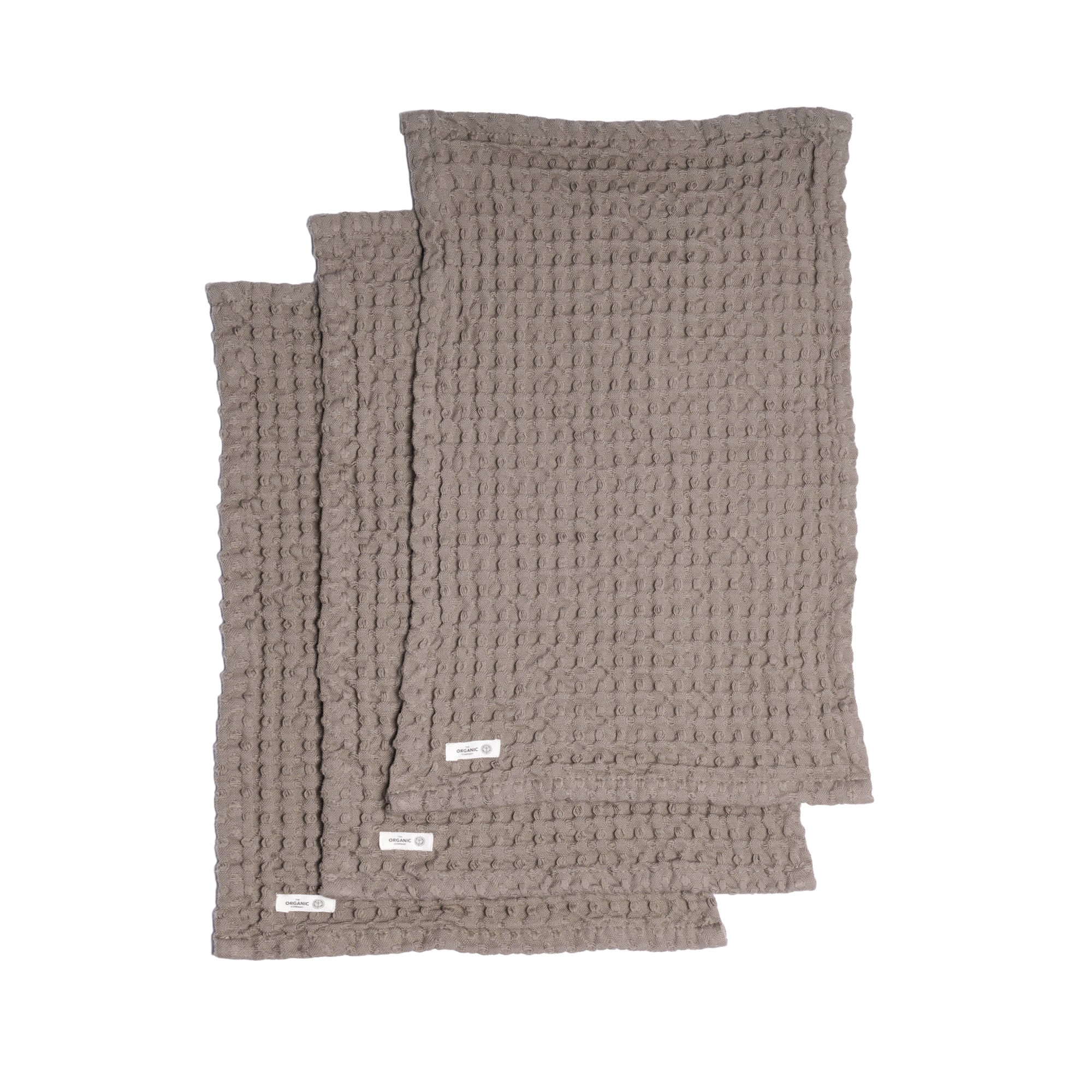 Big Waffle Wash Cloth (pack of 3 pcs) - 225 Clay