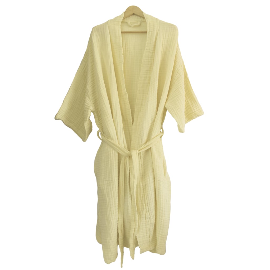 FINE Bathrobe - 210 Pale yellow