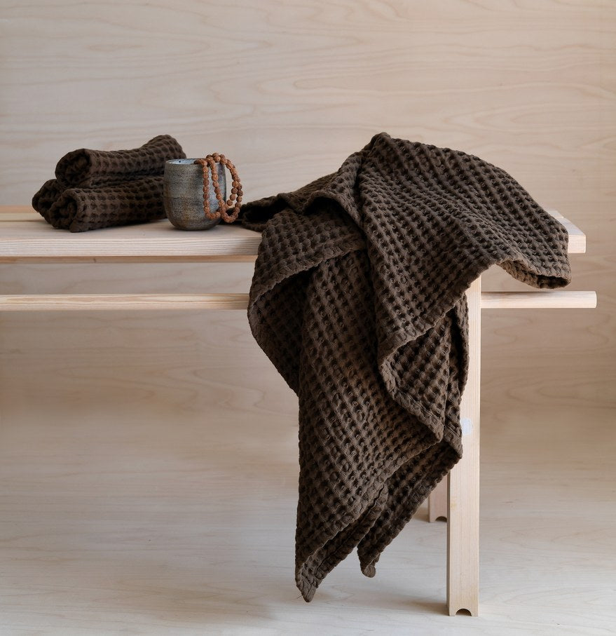 Big Waffle Towel and Blanket - 240 Teak