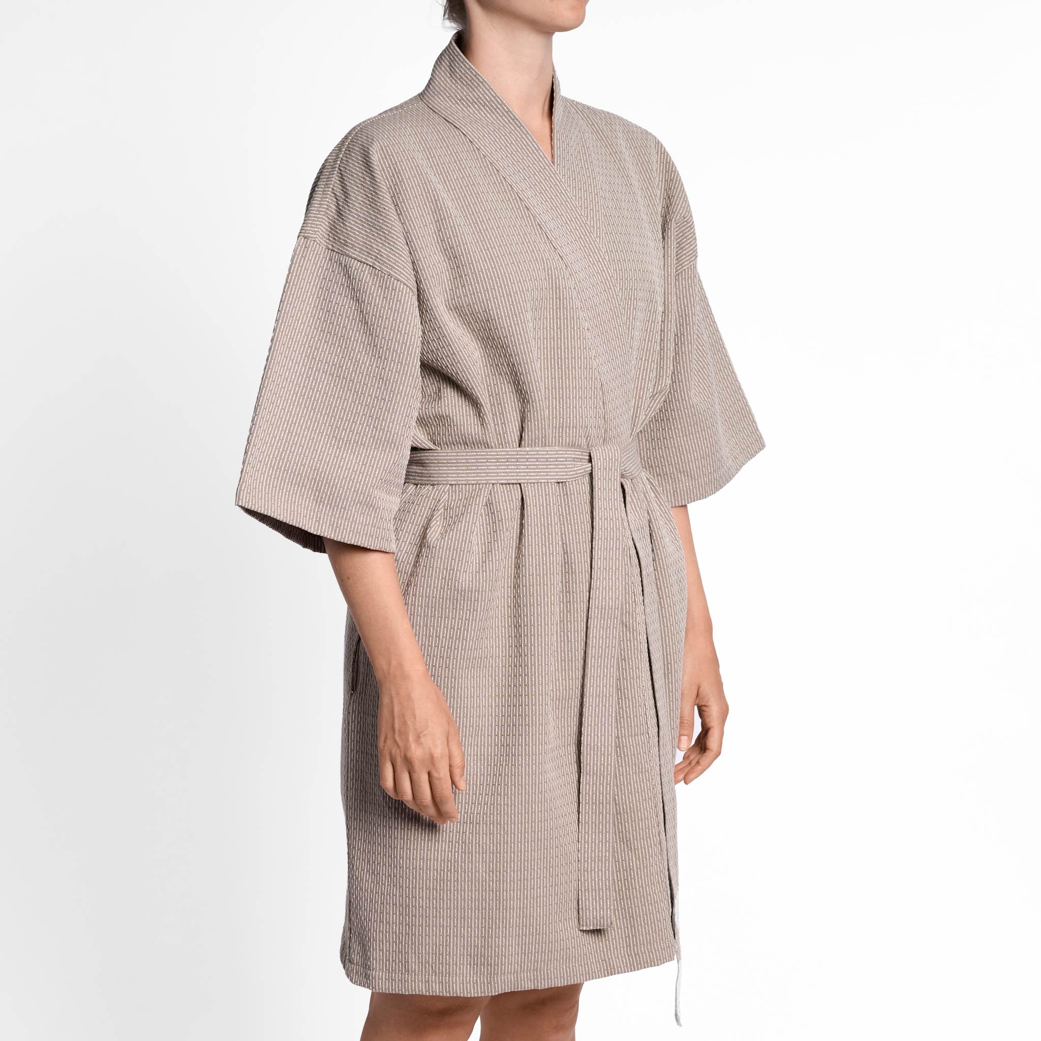 Wellness Bathrobe - 226 Clay stone