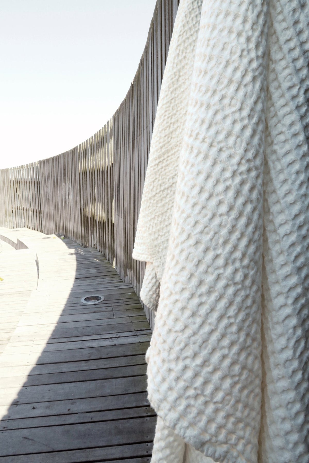 The Organic Company Big Waffle Towel and Blanket Big Waffle 331 Pale rose
