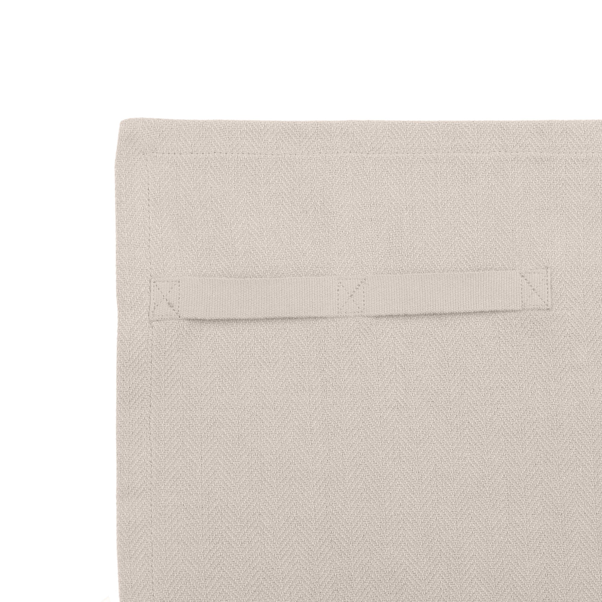 The Organic Company Dinner Napkins Herringbone 202 Stone