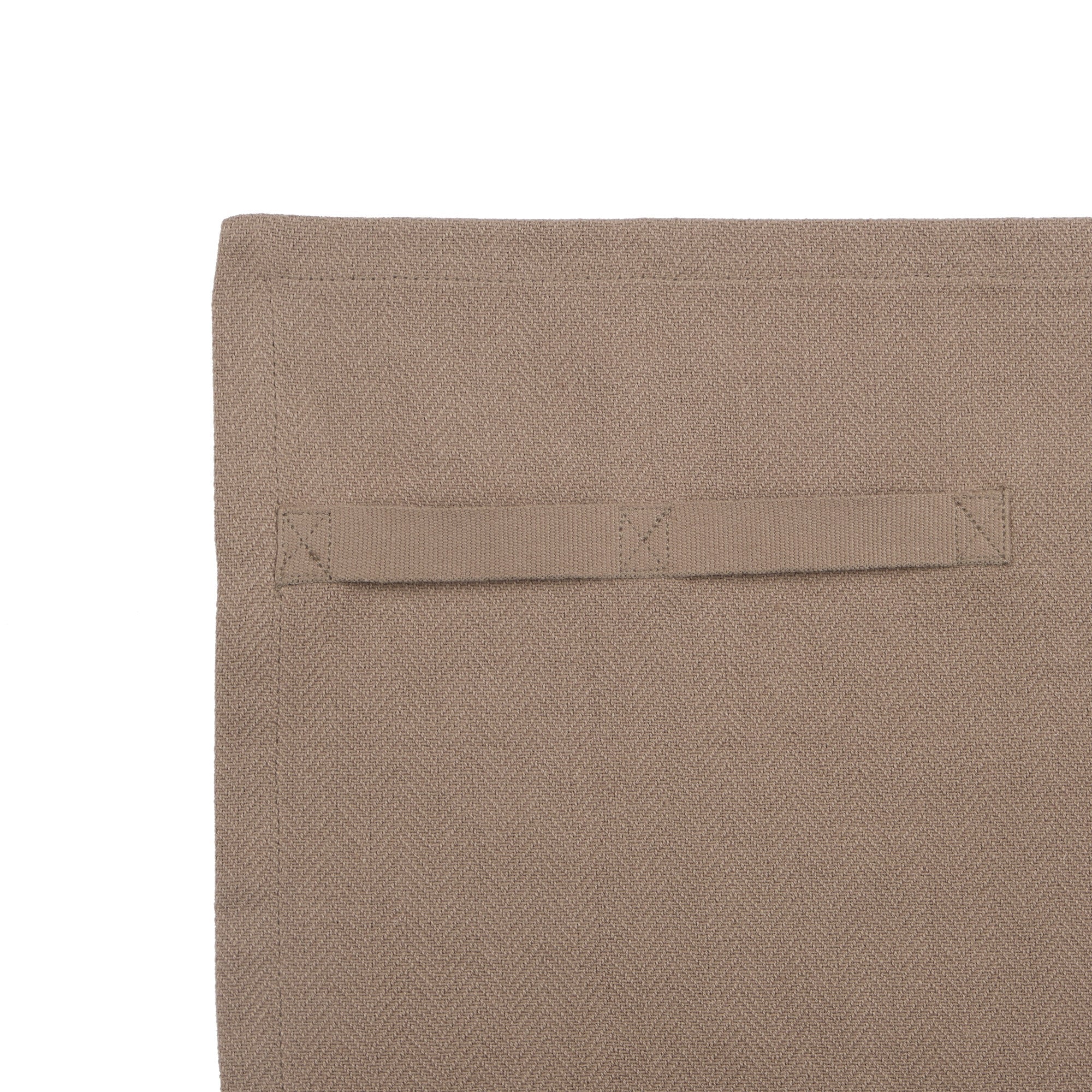 The Organic Company Dinner Napkins Herringbone 225 Clay