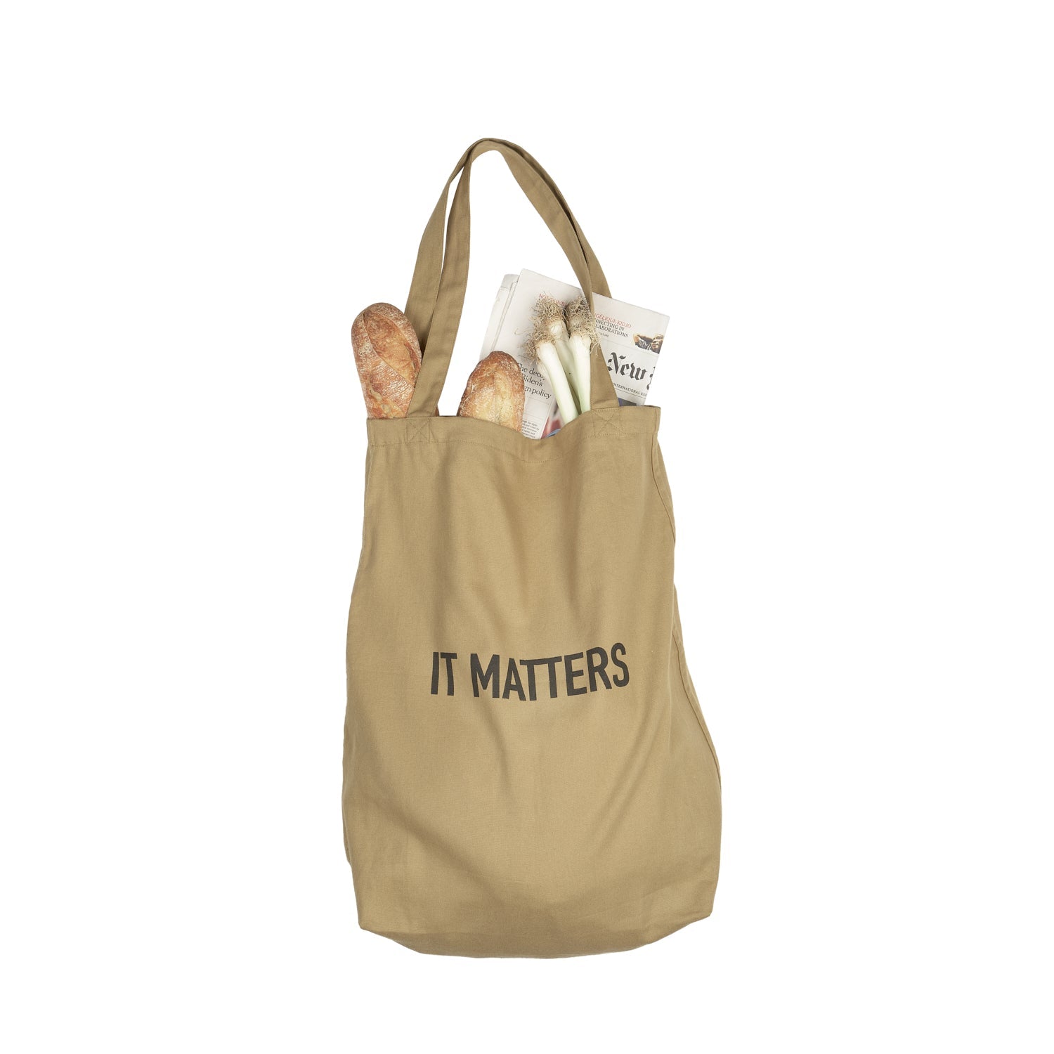 The Organic Company It Matters Bag Plain 215 Khaki