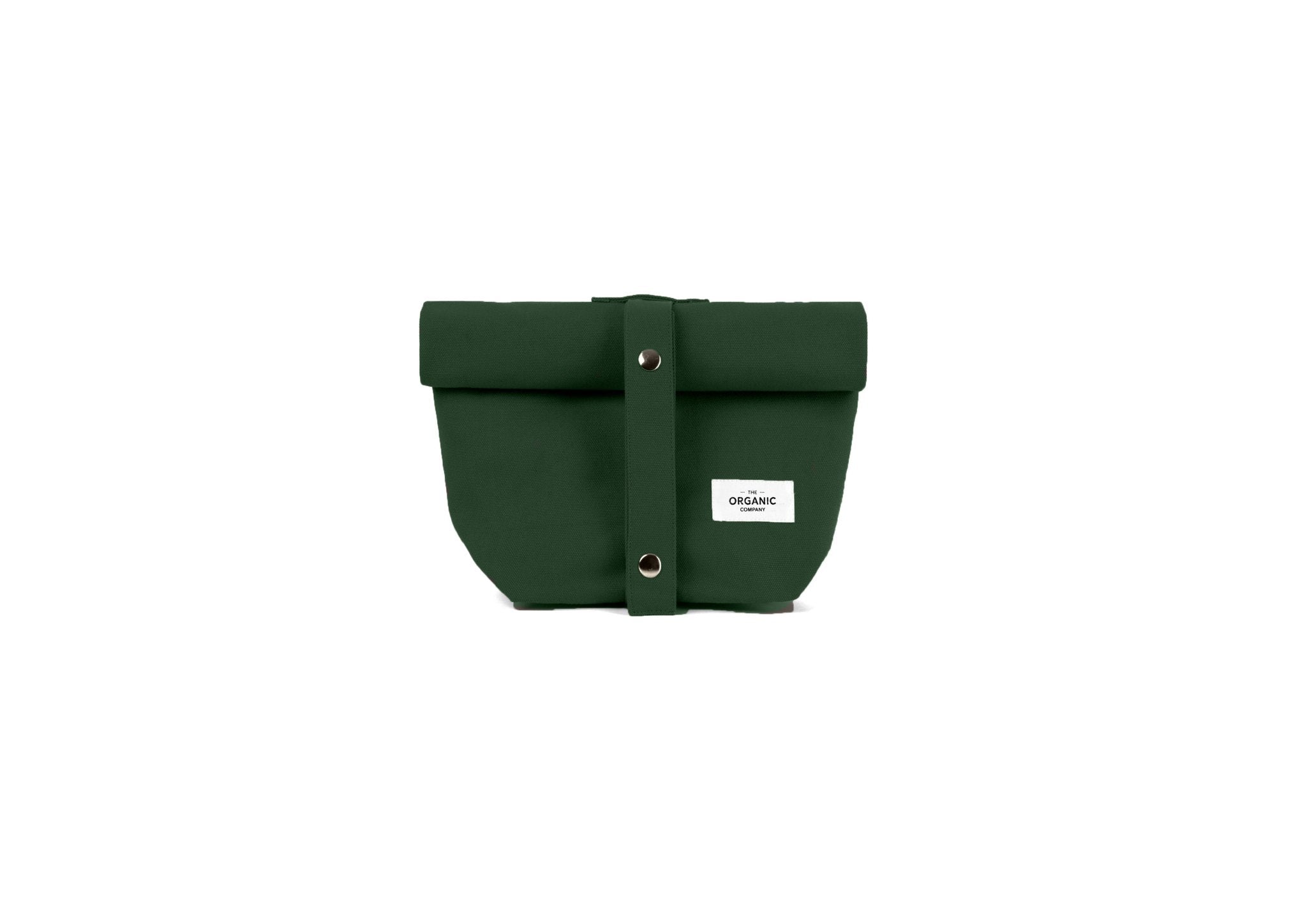 The Organic Company Lunch Bag Heavy canvas 400 Dark green