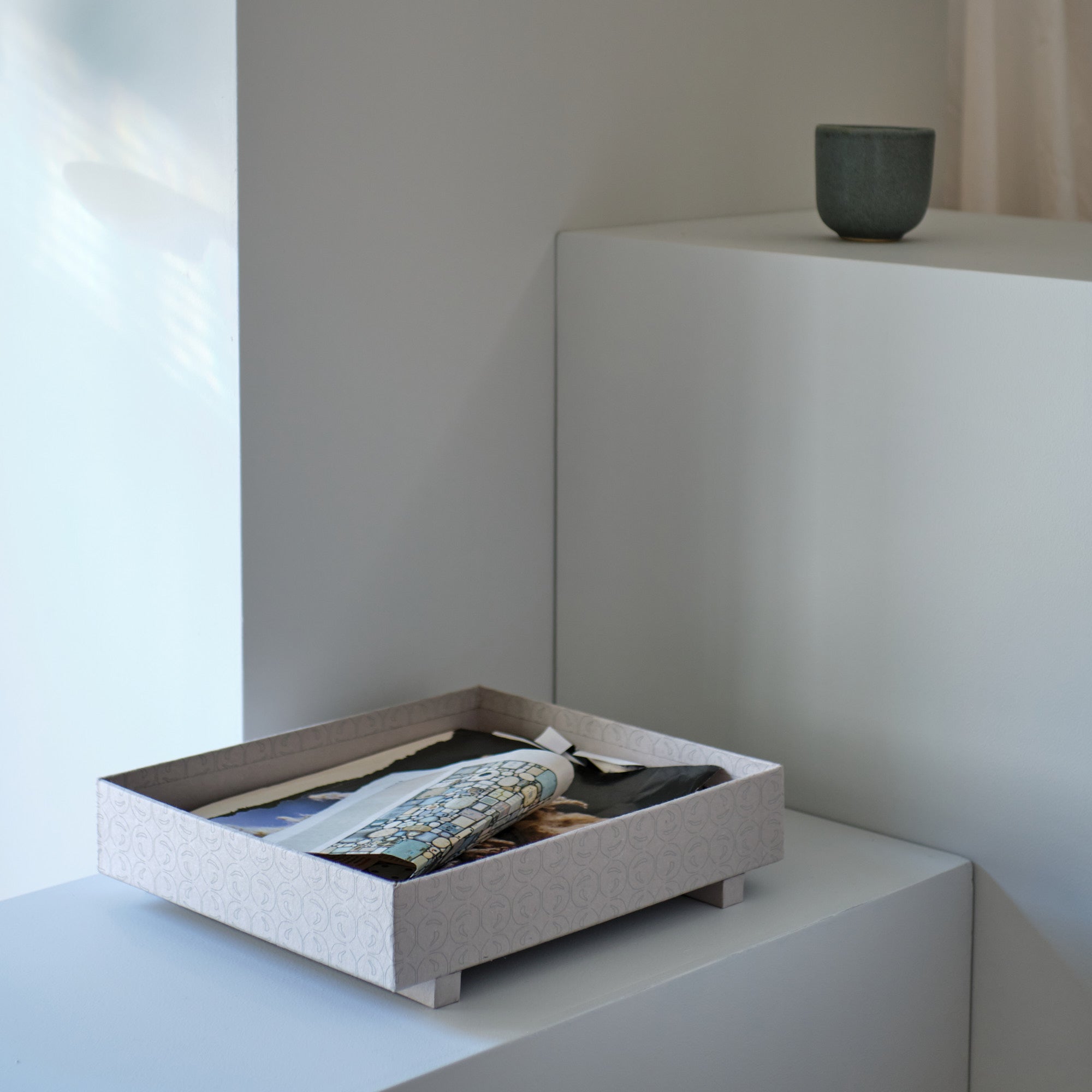 The Organic Company Tray box set (Totoru) Recycled paper and recycled cotton 992 Floral selection