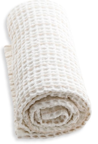 Big Waffle Towel and Blanket - 205 Natural white stone