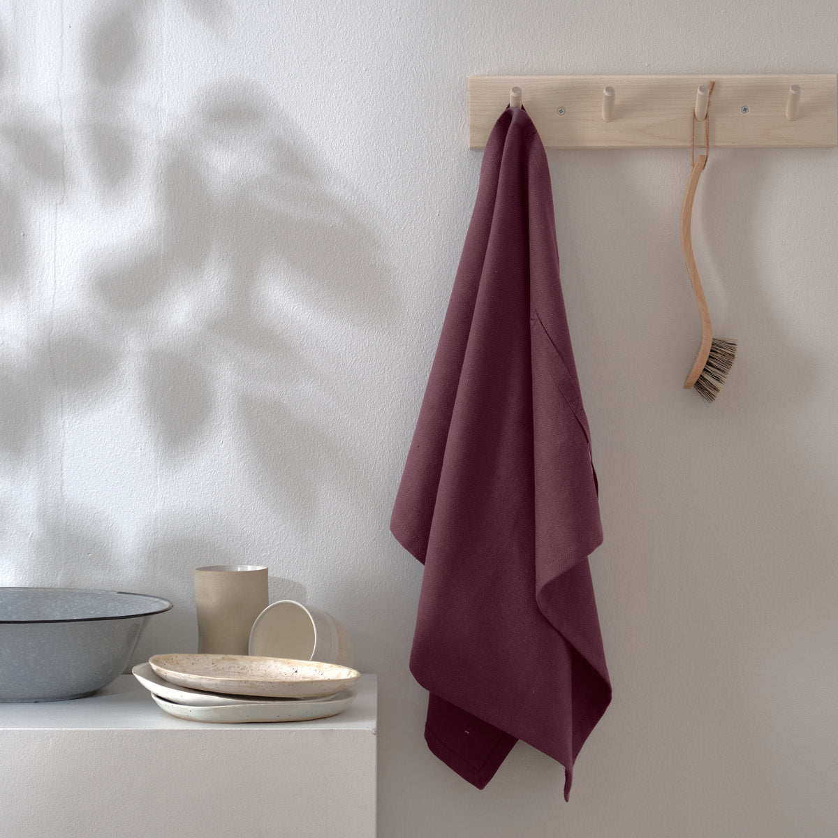 Kitchen Towel - 390 Maroon