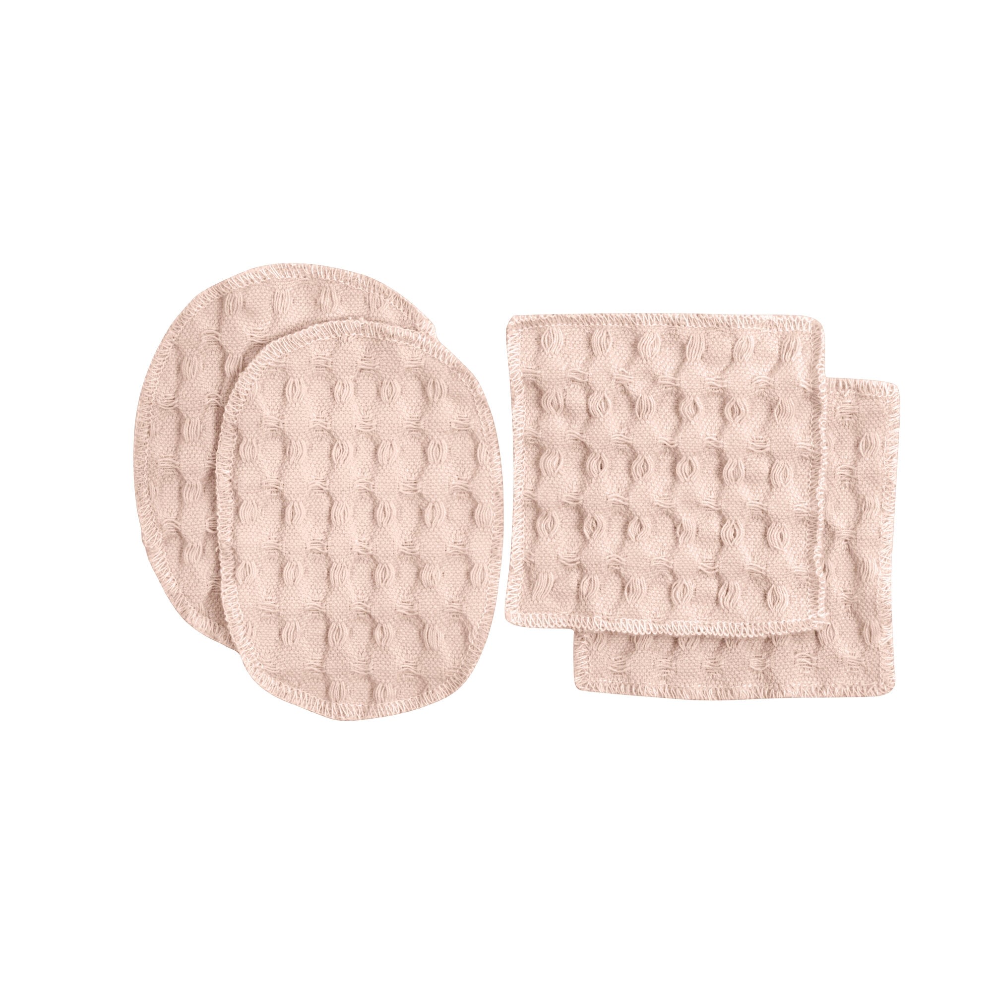 The Organic Company Big Waffle Makeup Pads Big Waffle 331 Pale rose