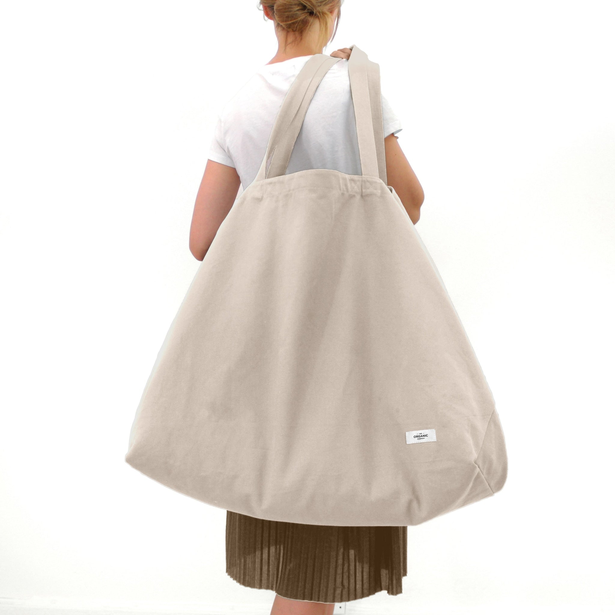 The Organic Company Big Long Bag Heavy canvas 202 Stone