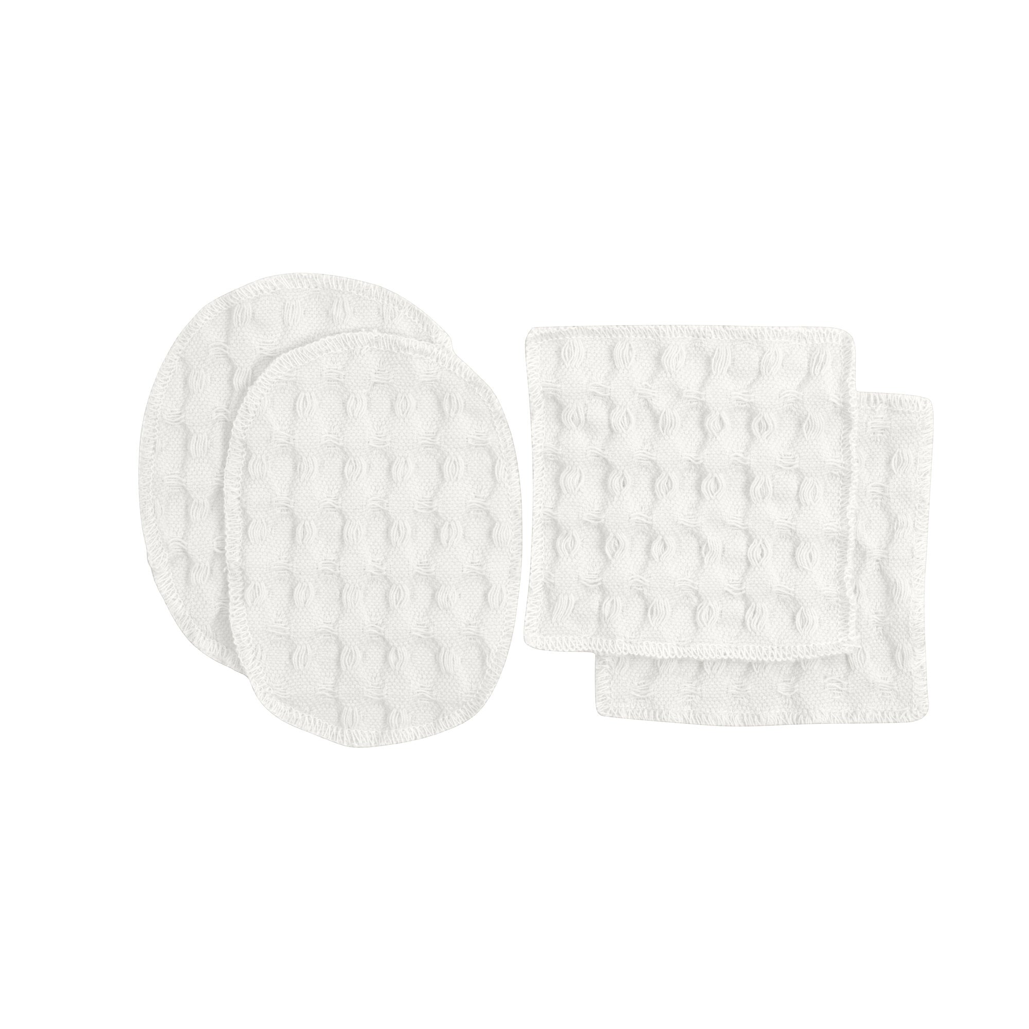 The Organic Company Big Waffle Makeup Pads Big Waffle 200 Natural white