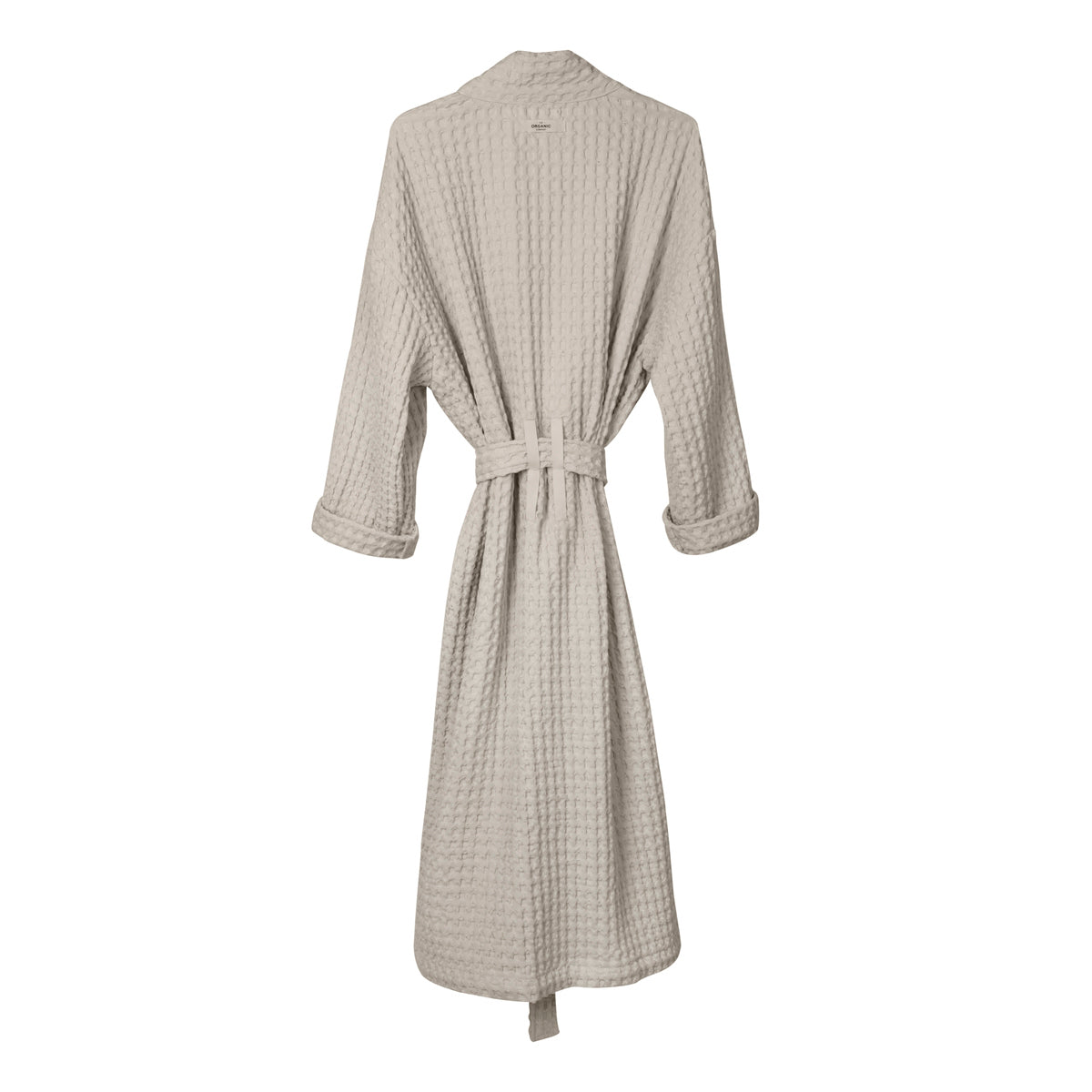 The Organic Company Big Waffle Bathrobe Big Waffle 202 Stone