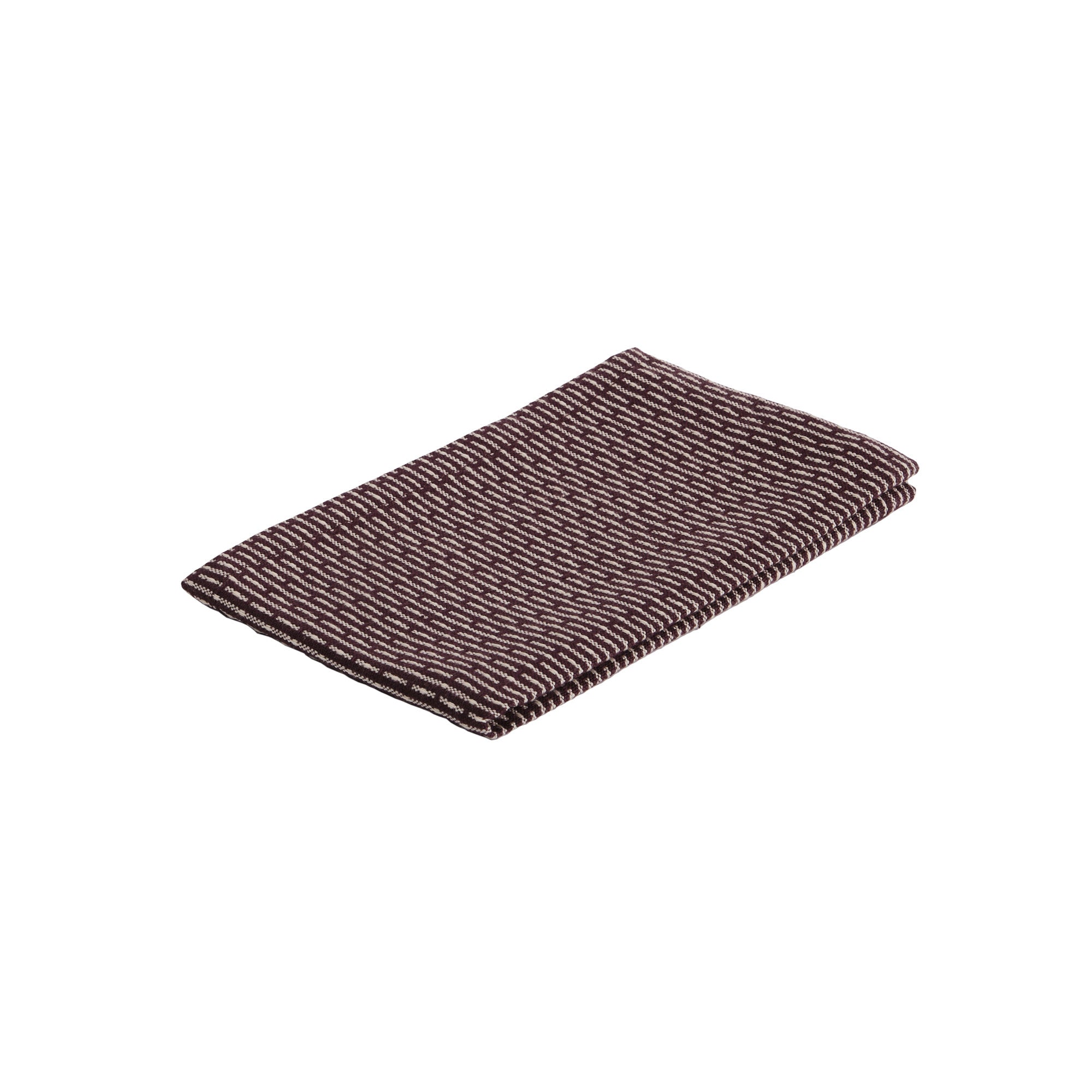 The Organic Company Kitchen Cloth Piqué 395 Maroon stone