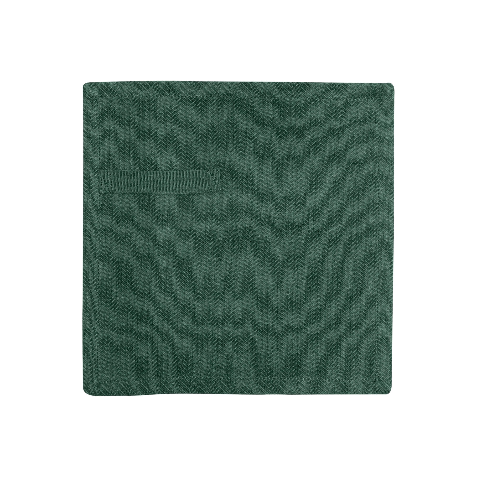 The Organic Company Everyday Napkin Herringbone 400 Dark green