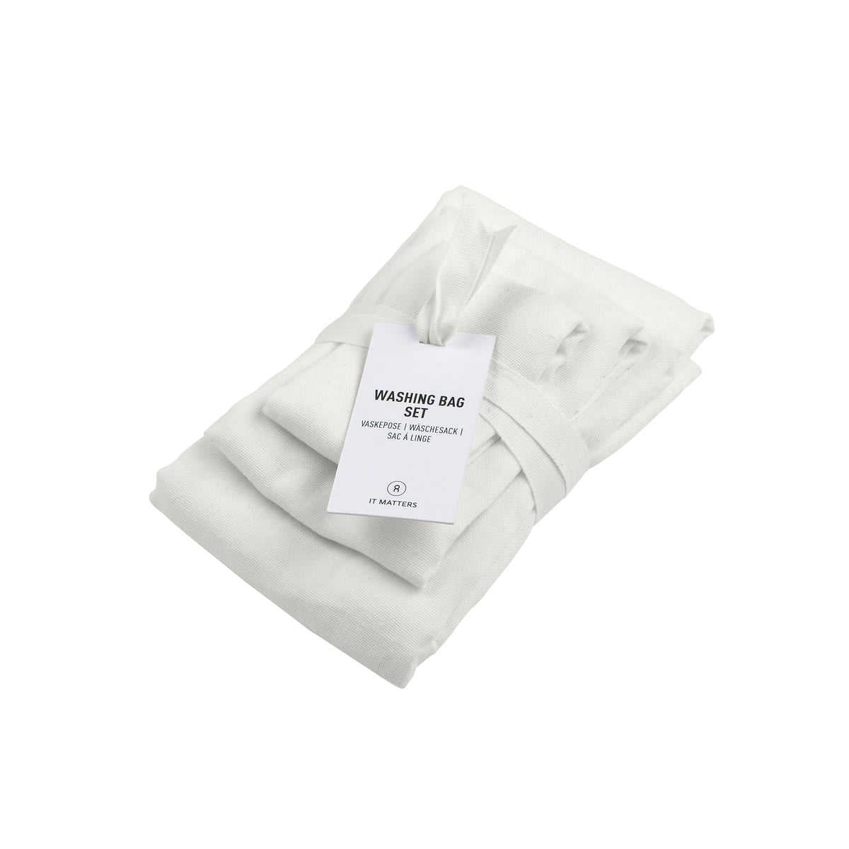 Washing bag Set - 200 Natural white