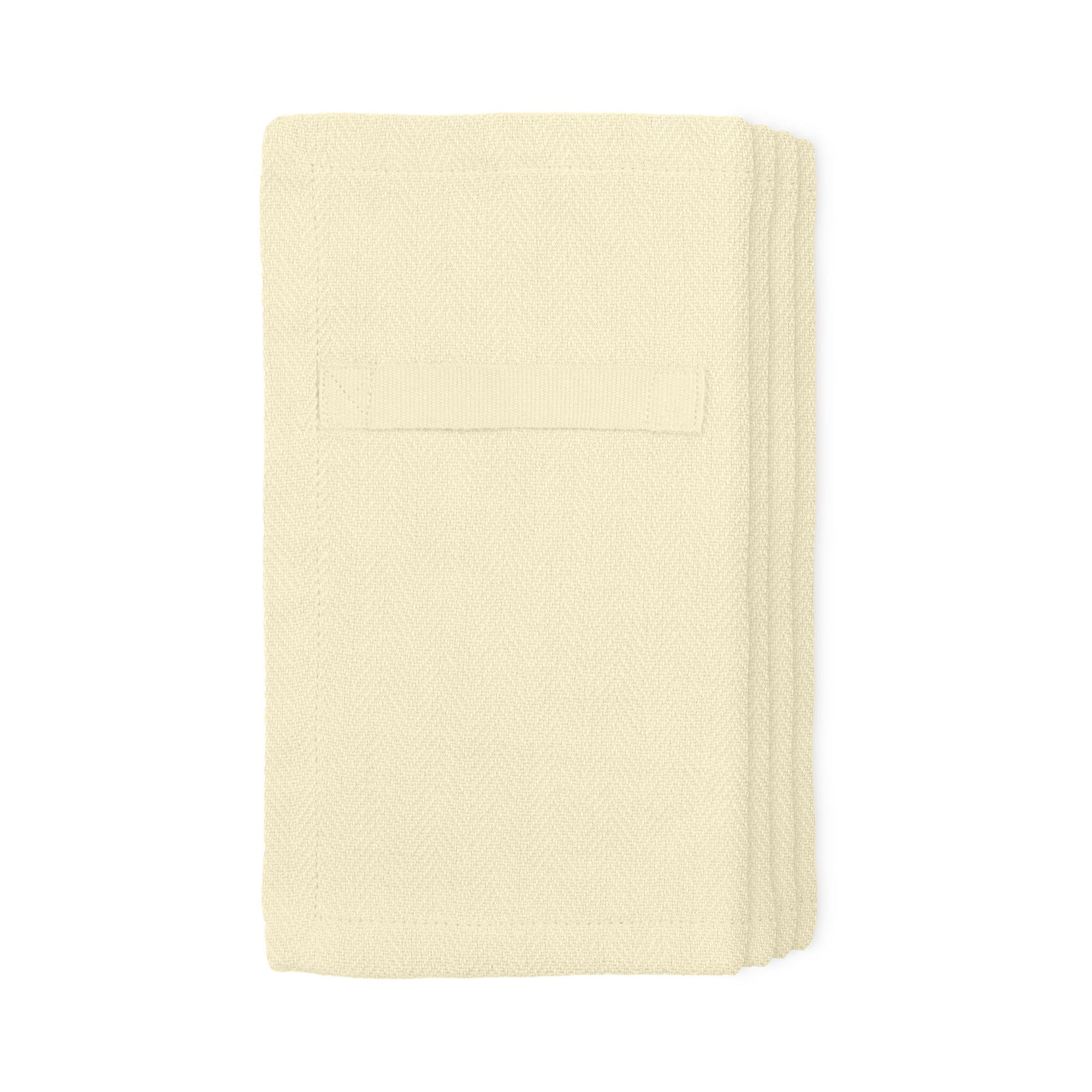 The Organic Company Everyday Napkin Herringbone 210 Pale yellow