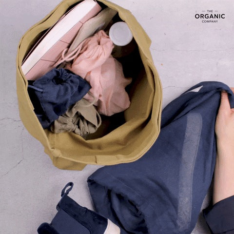 The Organic Company All Purpose Bag Medium Gauze 500 Dark blue