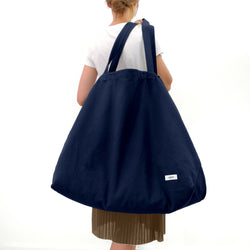 The Organic Company Big Long Bag Heavy canvas 500 Dark blue