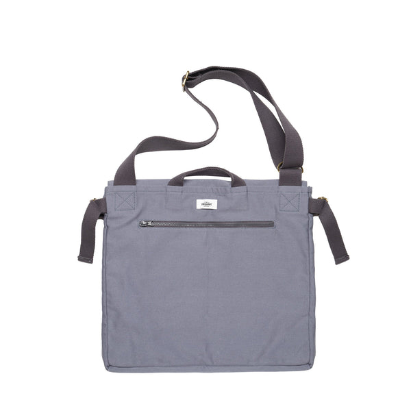The Organic Company Big Shoulder Bag Heavy canvas 512 Hayao - grey blue