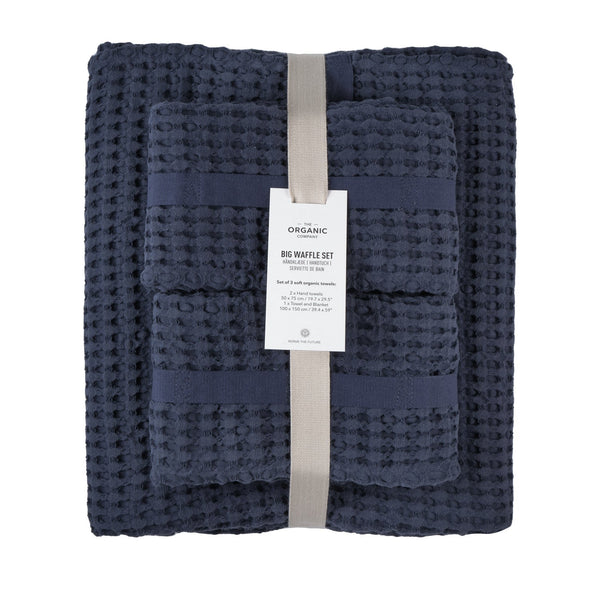 The Organic Company Big Waffle Gift Set Big Waffle 500 Dark blue