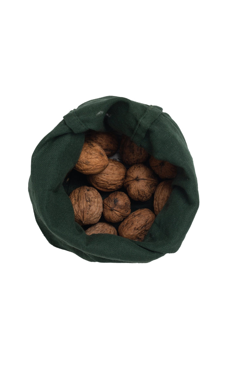 The Organic Company Food Bag - Small Gauze 400 Dark green