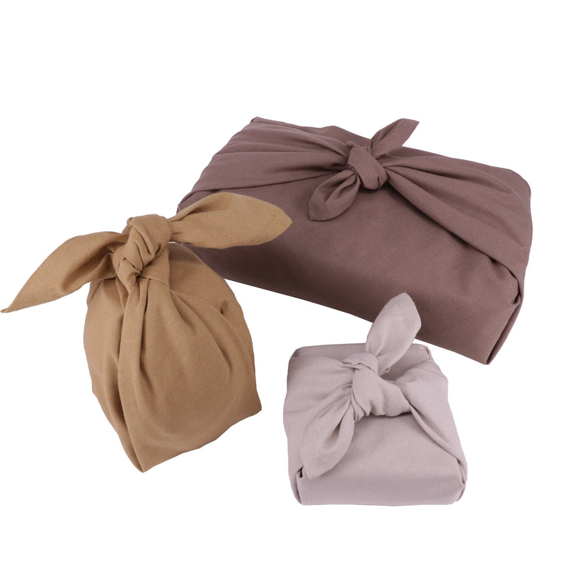 The Organic Company Gift wrapping Set Plain 981 Earth Set Color Mix
