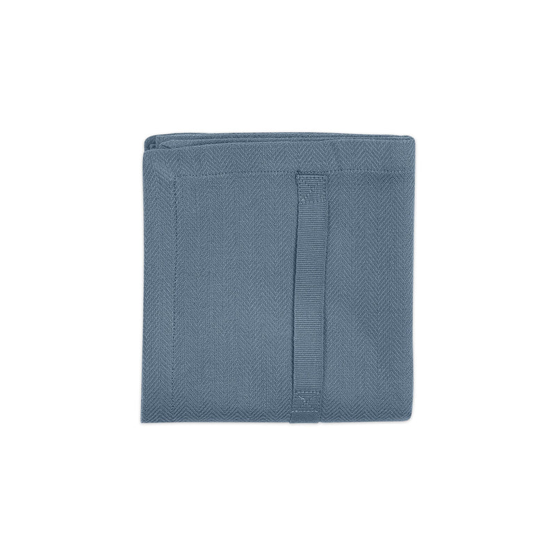 The Organic Company Kitchen Towel Herringbone 510 Grey blue