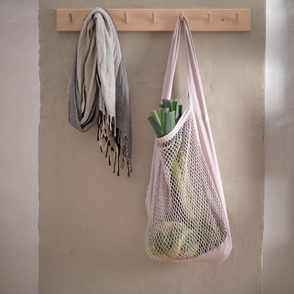 The Organic Company Net shoulder bag Net Fabric (10's x 10's) 340 Dusty lavender