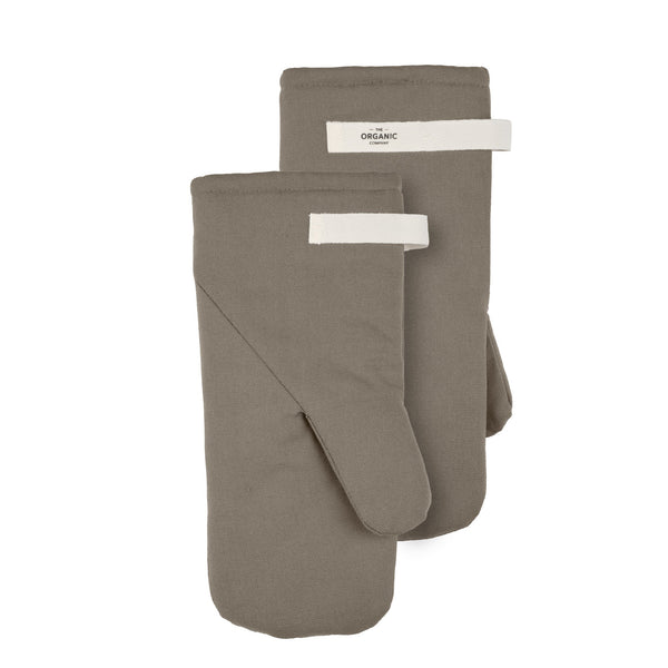 The Organic Company Oven Mitts Large Canvas 225 Clay