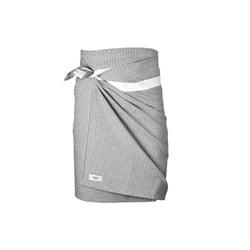 The Organic Company Towel to Wrap Around You Piqué 180 Morning grey